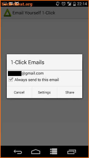 Email Yourself screenshot