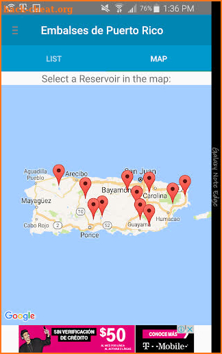 Embalses de Puerto Rico screenshot