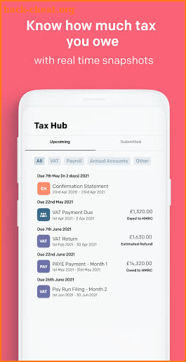 Ember Accounting screenshot