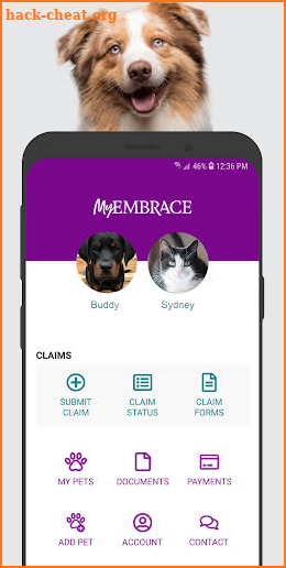 Embrace Pet Insurance screenshot