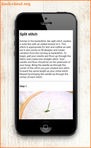 Embroidery Stitches screenshot
