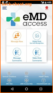 eMD Access screenshot