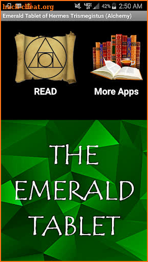 Emerald Tablet of Hermes Trism screenshot