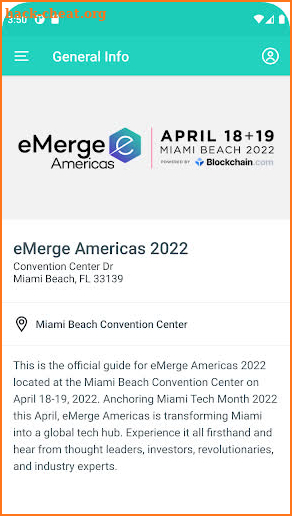 eMerge Americas 2022 screenshot
