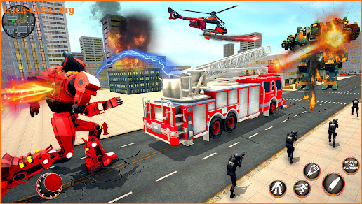 Emergency FireFighter Robot 3D screenshot