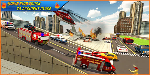 Emergency Firefighting Airplane Rescue 2019 screenshot