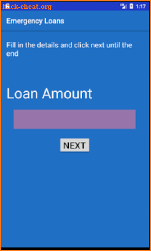 Emergency Loans screenshot