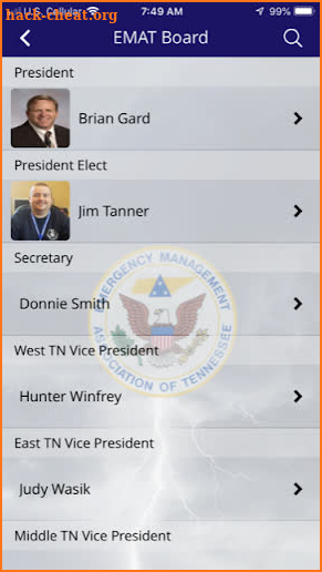 Emergency Management Association of Tennessee screenshot