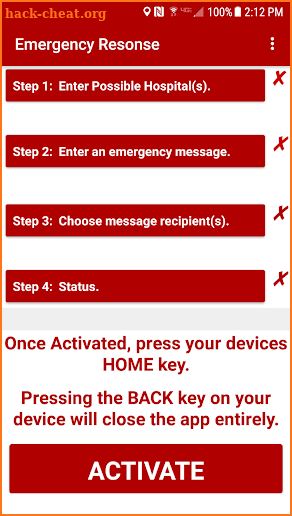 Emergency Response screenshot