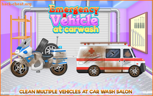 Emergency Vehicles at Car Wash screenshot