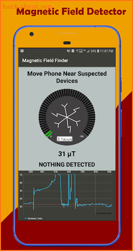 Emf detector 2020: Magnetic Field Detector screenshot