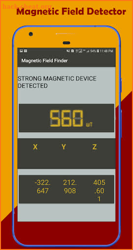 Emf detector 2020: Magnetic Field Detector screenshot