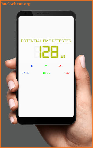 EMF detector and Emf meter screenshot