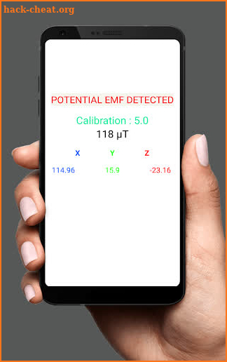EMF detector and Emf meter screenshot