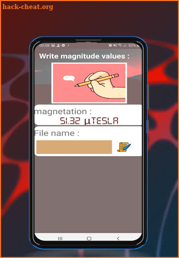 EMF Detector - ( Save Real EMF Data) screenshot