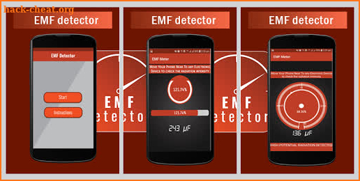 EMF Detector:Radiation Detector-RF Signal Detector screenshot
