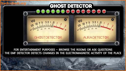 EMF Meter Ghost Detector RADAR fake screenshot