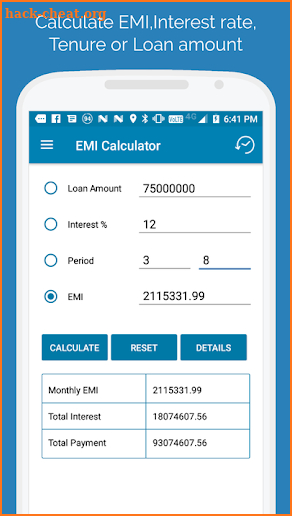EMI Calculator - Loan & Finance Planner screenshot