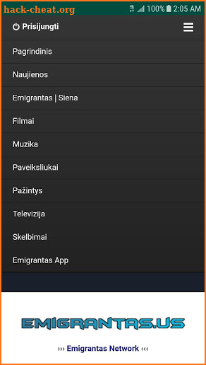 Emigrantas screenshot