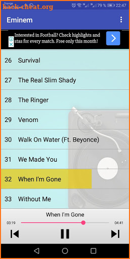 Eminem Songs screenshot