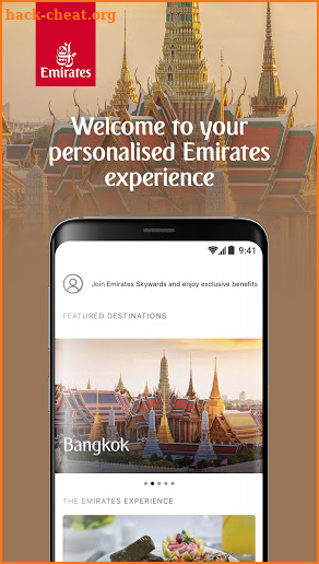 Emirates screenshot