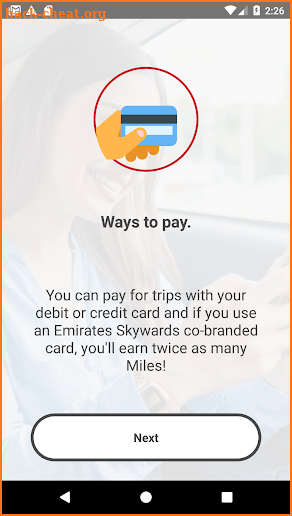 Emirates Skywards Cabforce - Global ride-hailing screenshot