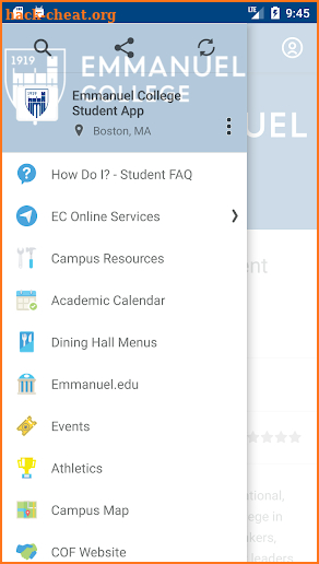Emmanuel College Student App screenshot