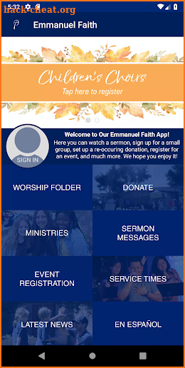 Emmanuel Faith Community Church screenshot