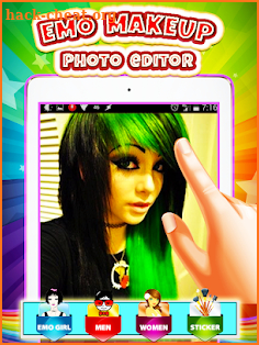 Emo Makeup Photo Editor screenshot