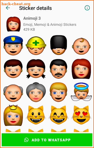 Emoji & Memoji Stickers for WhatsApp WAStickerApps screenshot