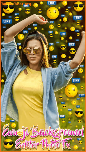 Emoji Background Editor - Photo FX screenshot