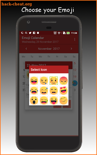 Emoji Calendar screenshot