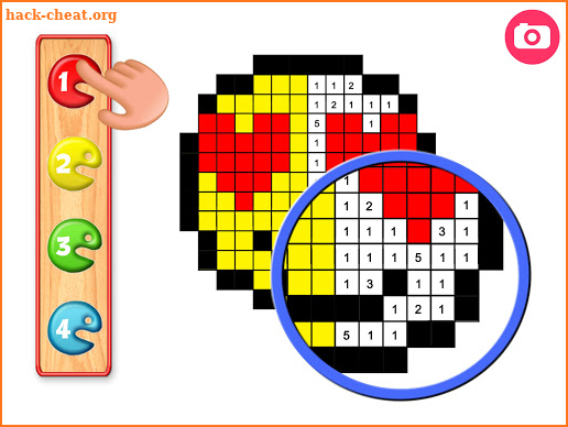 Emoji Color By Number Pixel Art Sandbox screenshot