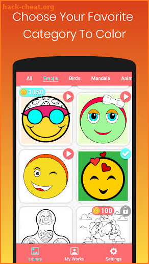 Emoji Coloring Book screenshot