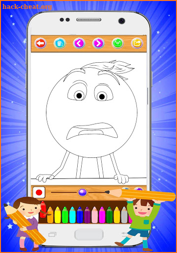 Emoji Coloring Pages screenshot