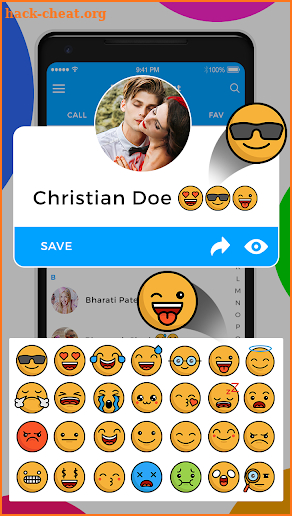 Emoji Contacts screenshot