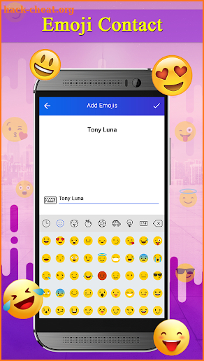 Emoji Contacts Manager screenshot