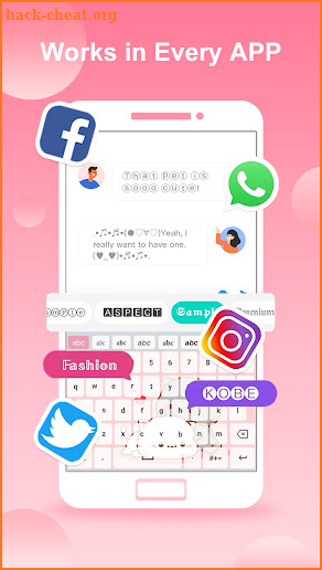 Emoji Fonts Keyboard 2021 - Cool Fonts Style screenshot
