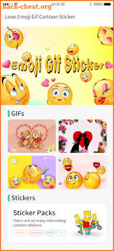 Emoji Gif Sticker for WhatsApp screenshot