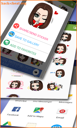 Emoji HD Talking Stickers screenshot