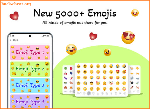 Emoji Keyboard - Color Themes screenshot