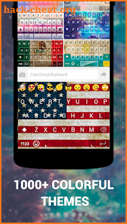 Emoji Keyboard Cute Emoticons - Theme, GIF, Emoji screenshot