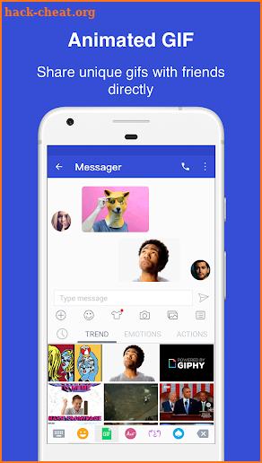 Emoji Messenger for SMS screenshot
