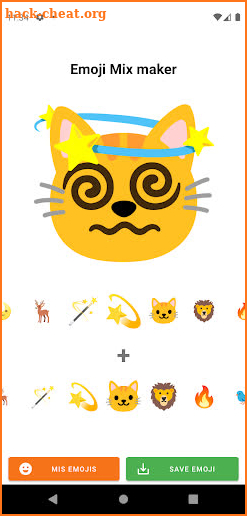 Emoji mix wasticker maker screenshot