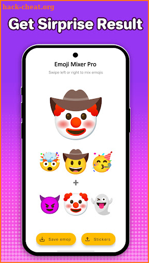 Emoji Mixer Pro: DIY Sticker screenshot