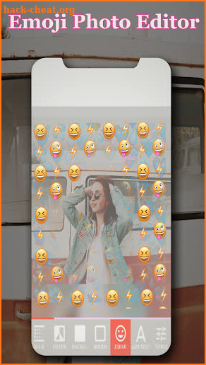 Emoji Photo Editor & Emoji Background screenshot