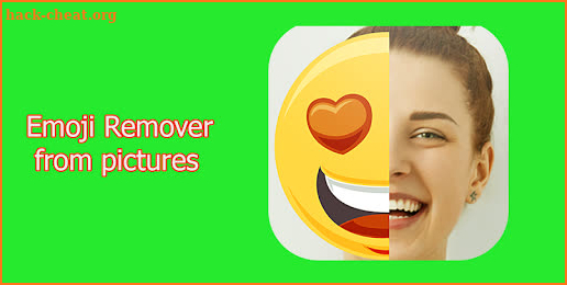 Emoji remove from photo prank screenshot
