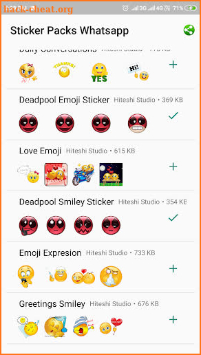 Emoji Smiley Sticker packs : WAStickerApps screenshot