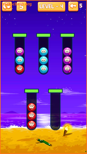 Emoji Sort: Color Puzzle Game screenshot