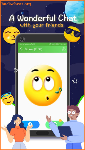 Emoji Sticker - Funny For WhatsApp screenshot